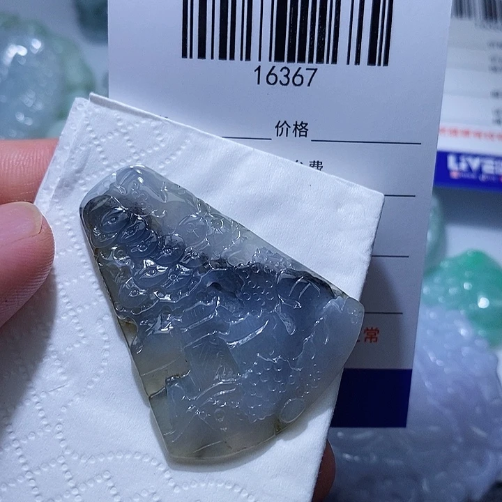 翡翠未镶嵌颈饰天光墟翡翠市场现金代购