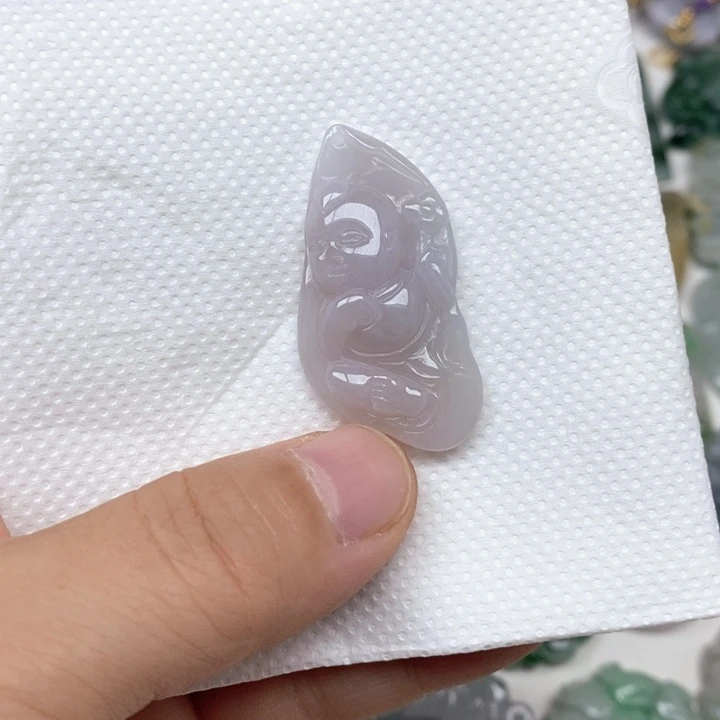 翡翠未镶嵌颈饰天然缅甸翡翠