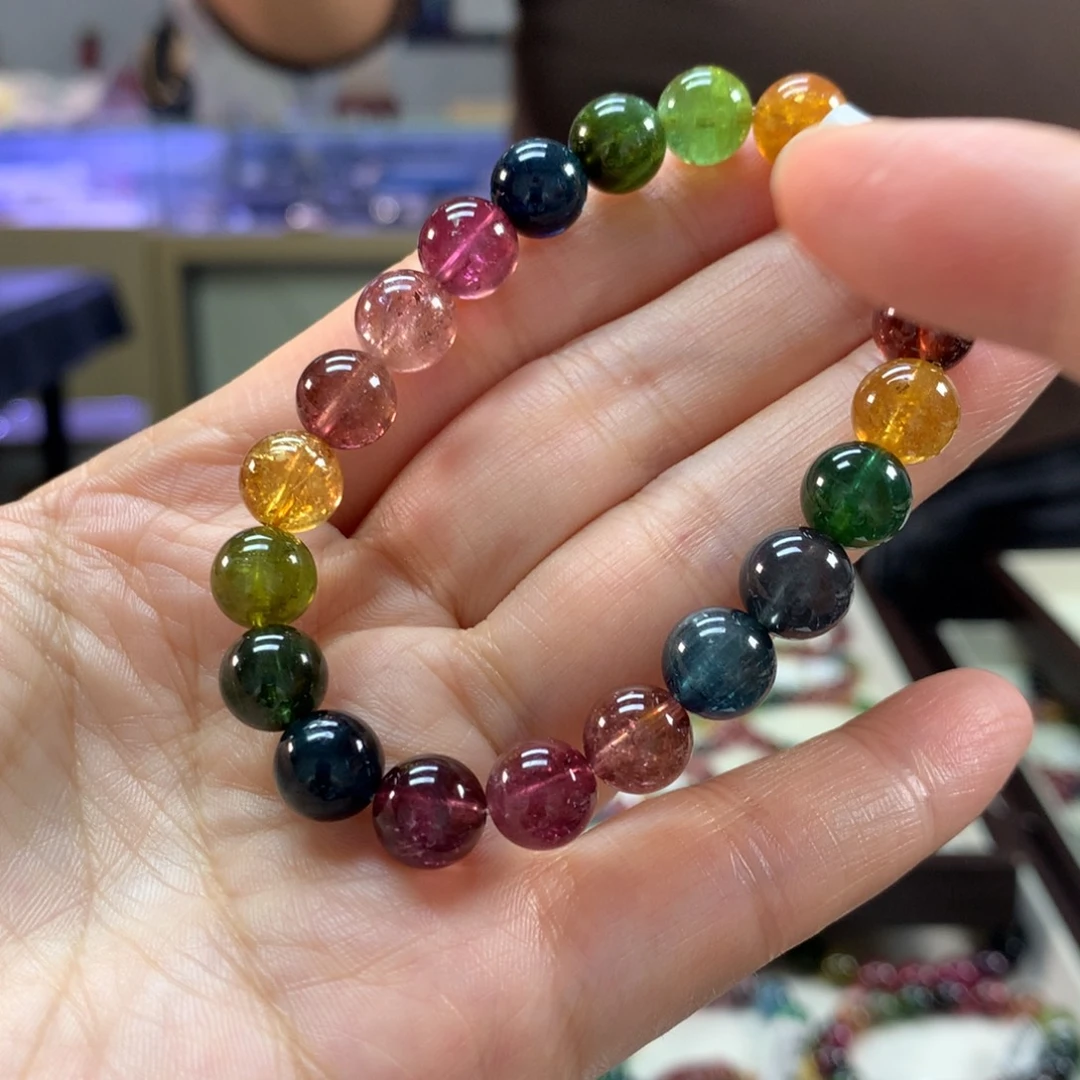 手链碧玺未镶嵌手串9.2