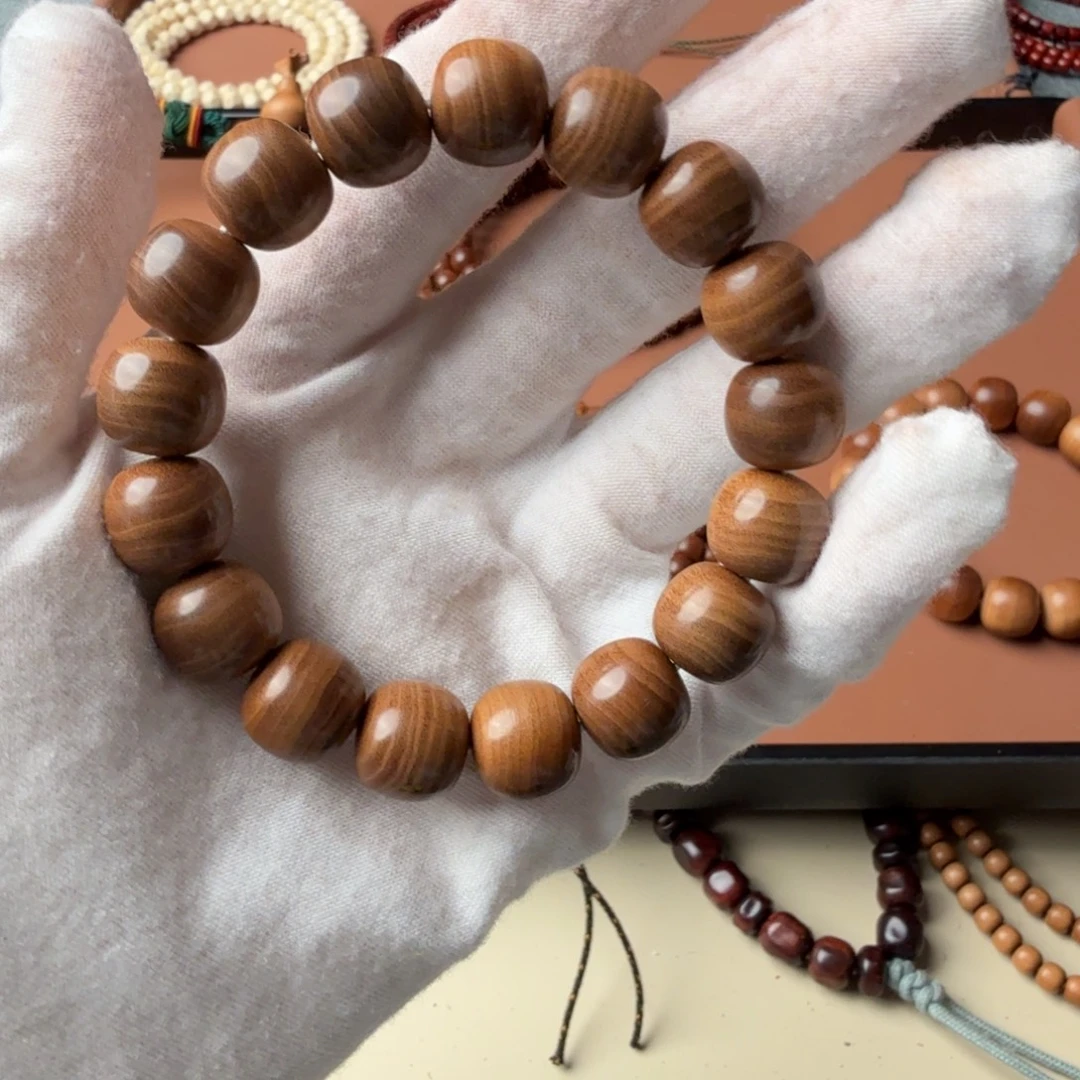 檀香木手串/手链12*13焦糖