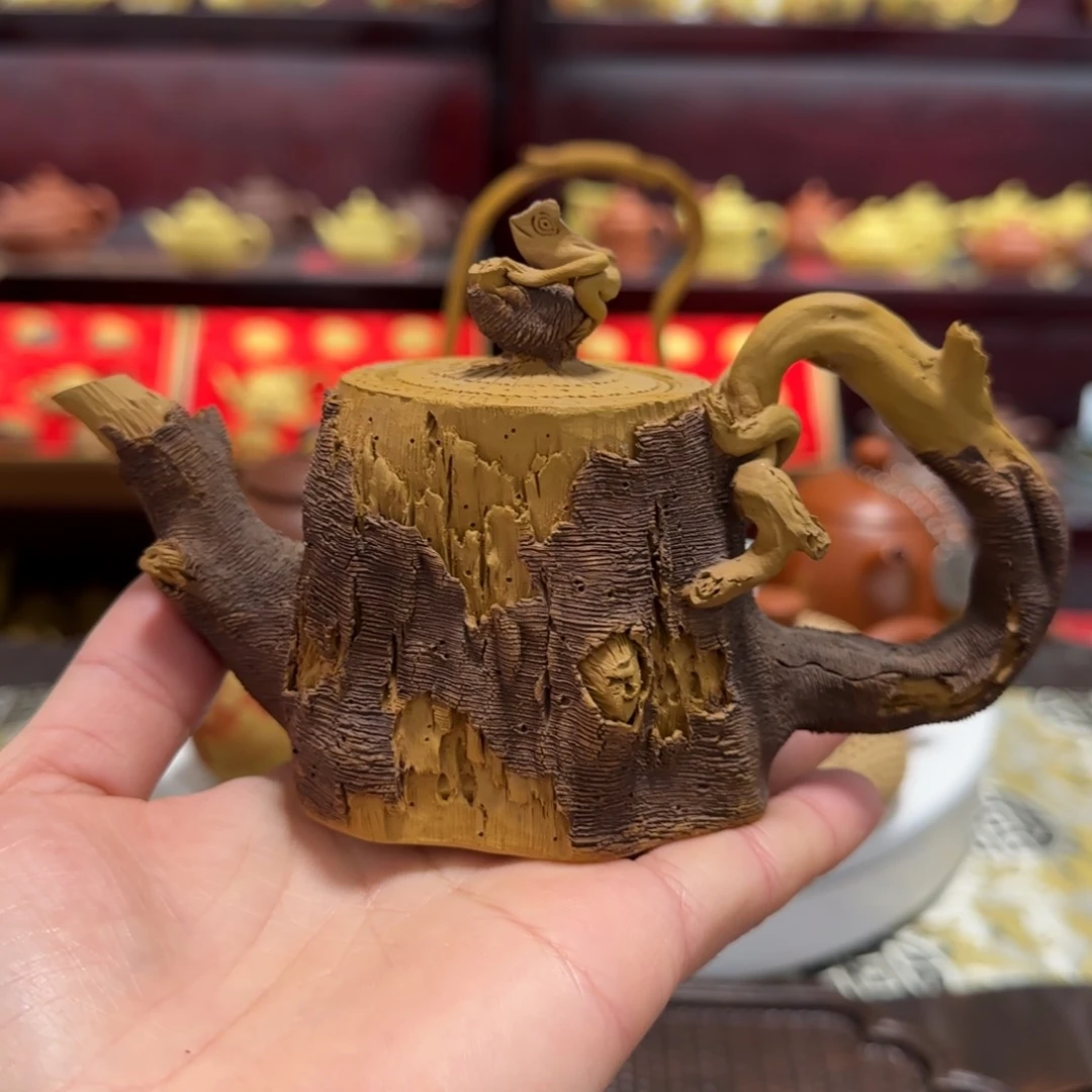 【闪购商品】紫砂茶壶建*哥枯木青蛙