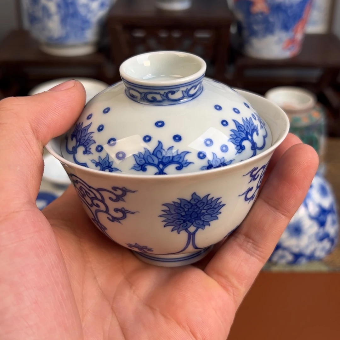瓷片景德镇茶器手工手绘