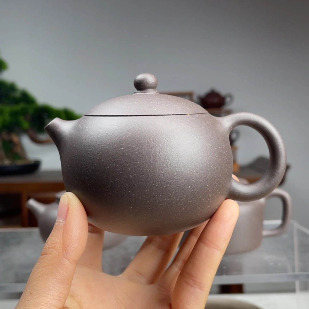 【闪购商品】紫砂茶壶钢*紫泥西施容量150cc
