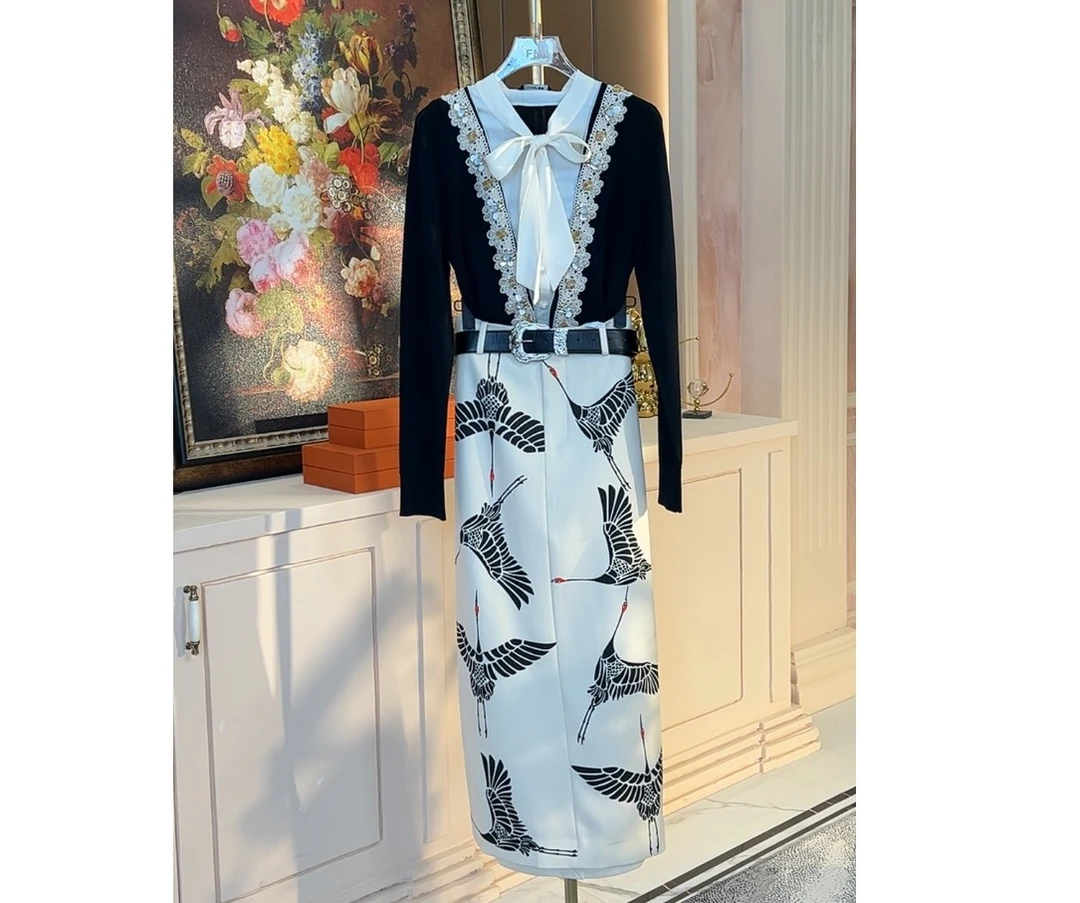 【芙娜妮轻奢】新款小众设计衬衫气质显瘦名媛女装两件套 F2510613