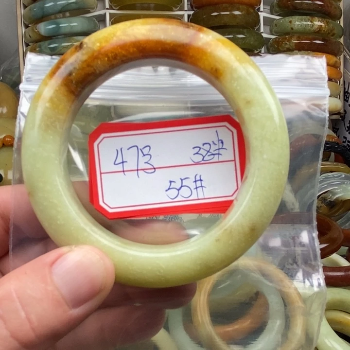 未镶嵌蛇纹石玉手绳