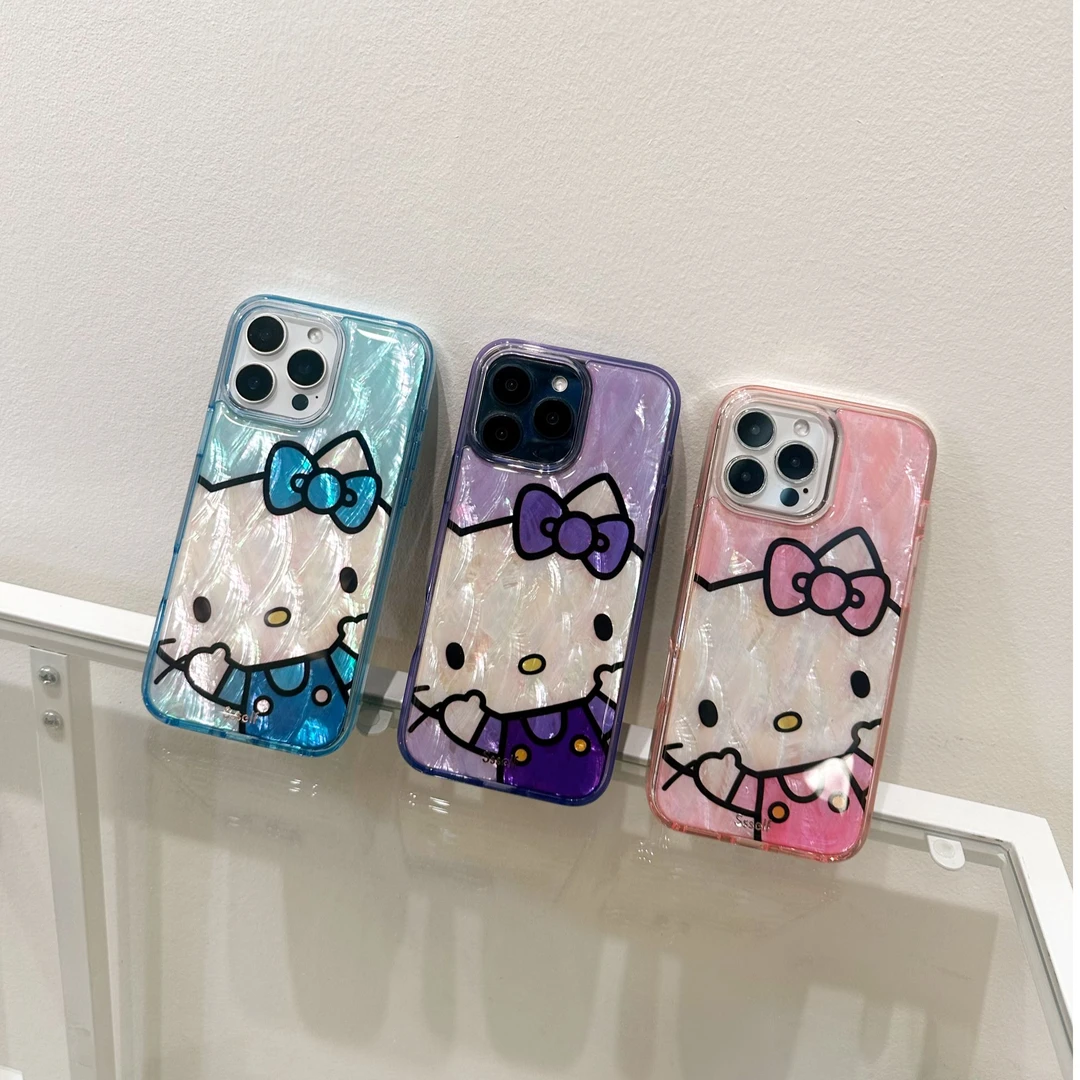 ssself天然贝母全包防摔彩色边框蓝色紫色粉色手机壳适用苹果17PM