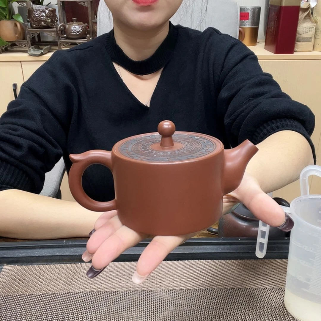 壶用****6老韩坭兴陶  电烧铜鼓漫山208