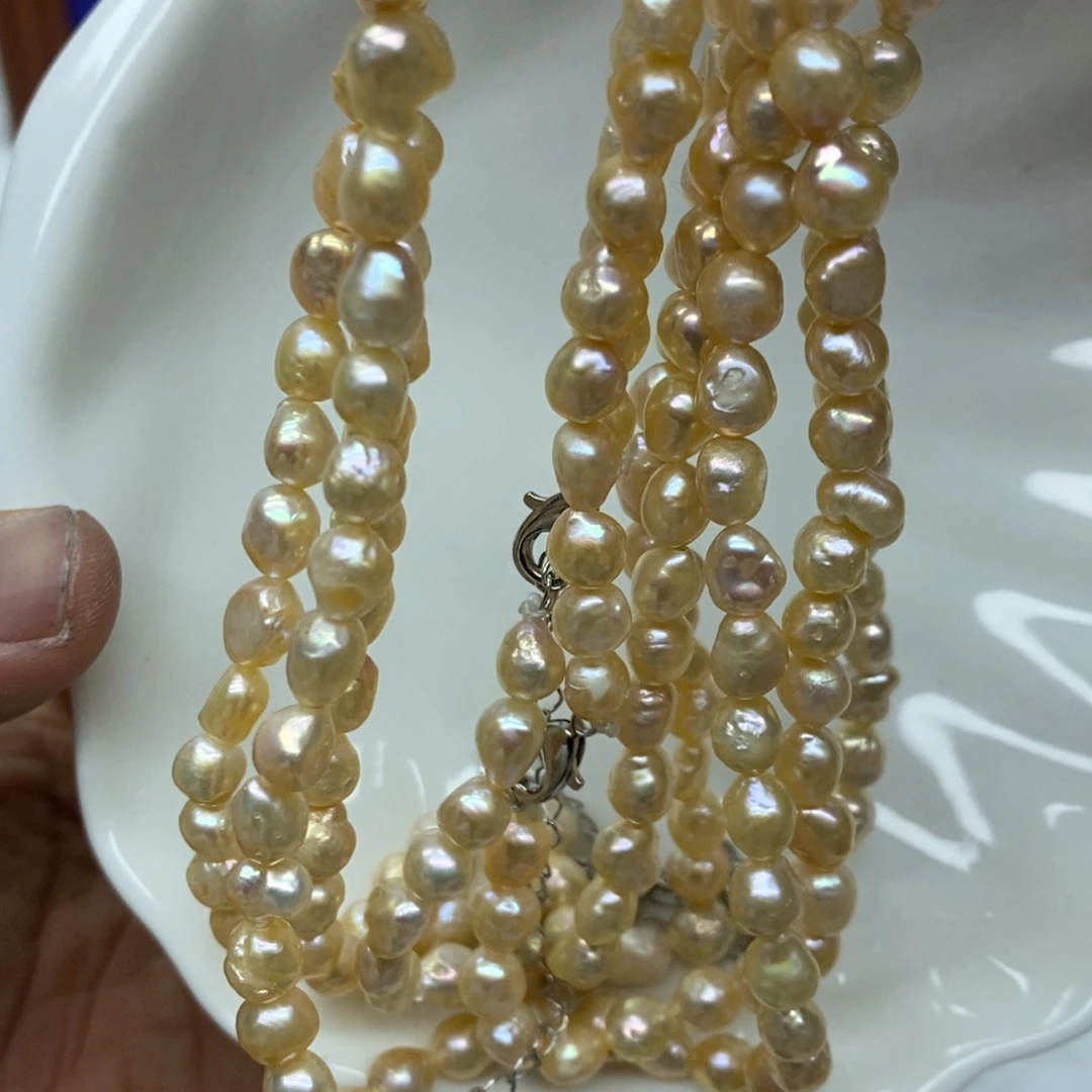 银S925镶嵌淡水珍珠淡水珍珠