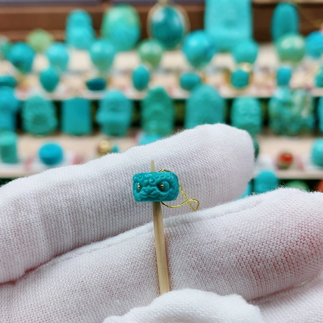 绿松石未镶嵌珠宝半成品