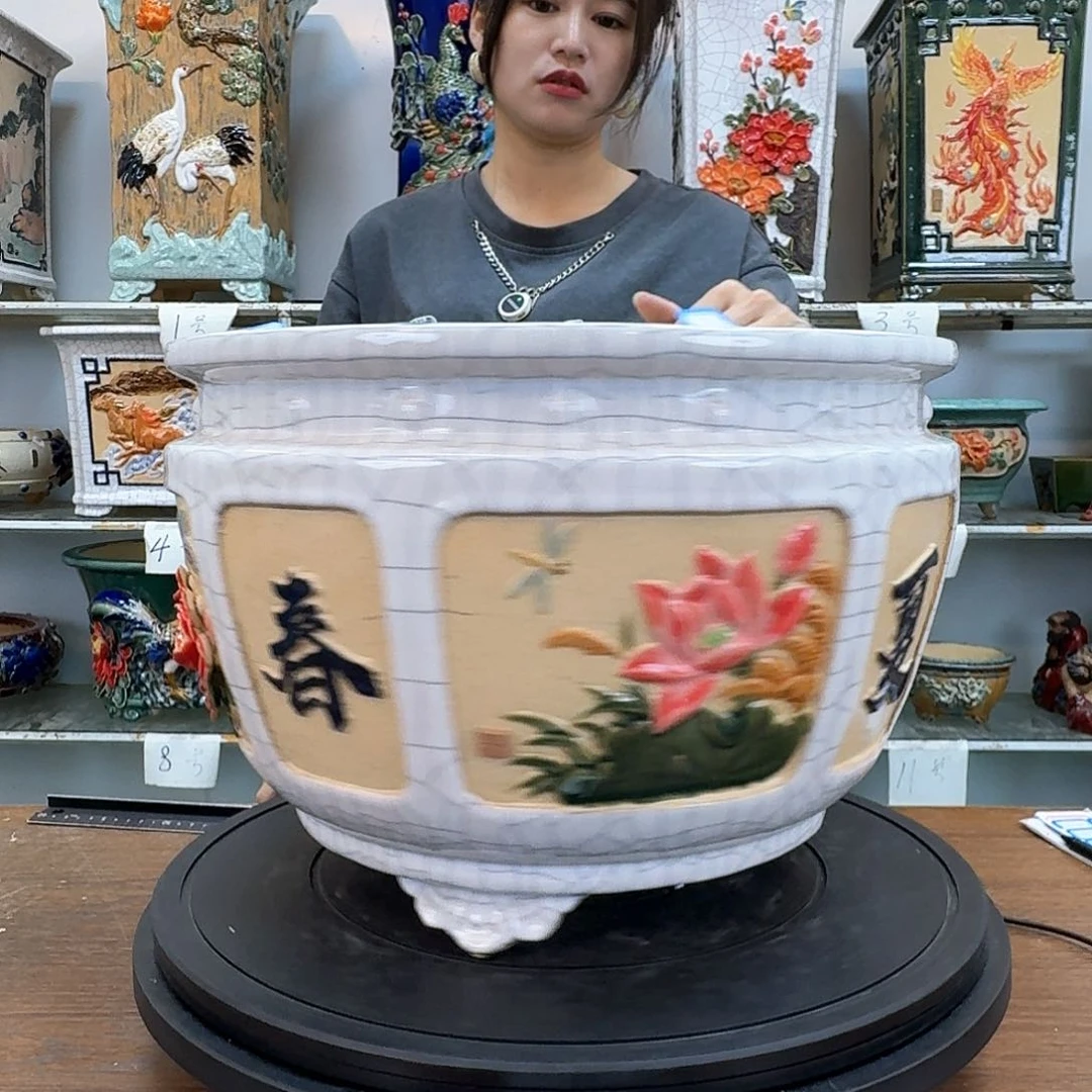 A**兰石湾盆350陶瓷