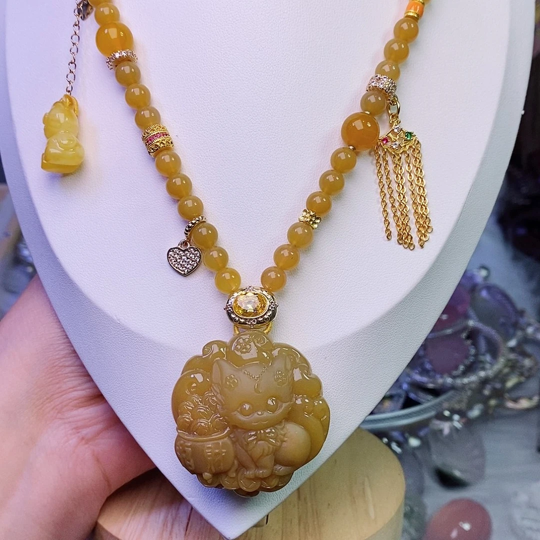 未镶嵌水晶吊坠(赠链)