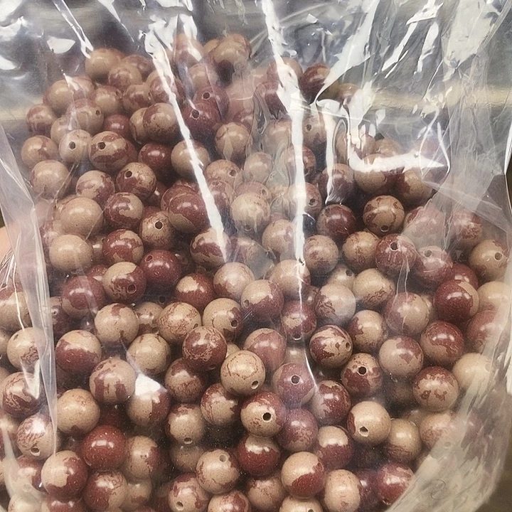 敦煌丹白0.8天然合香珠到手120颗打底