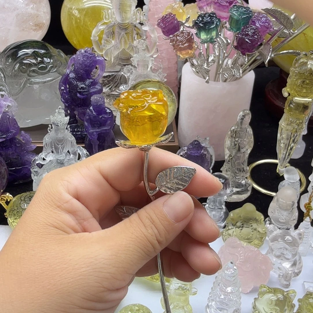 水晶摆件未镶嵌水晶