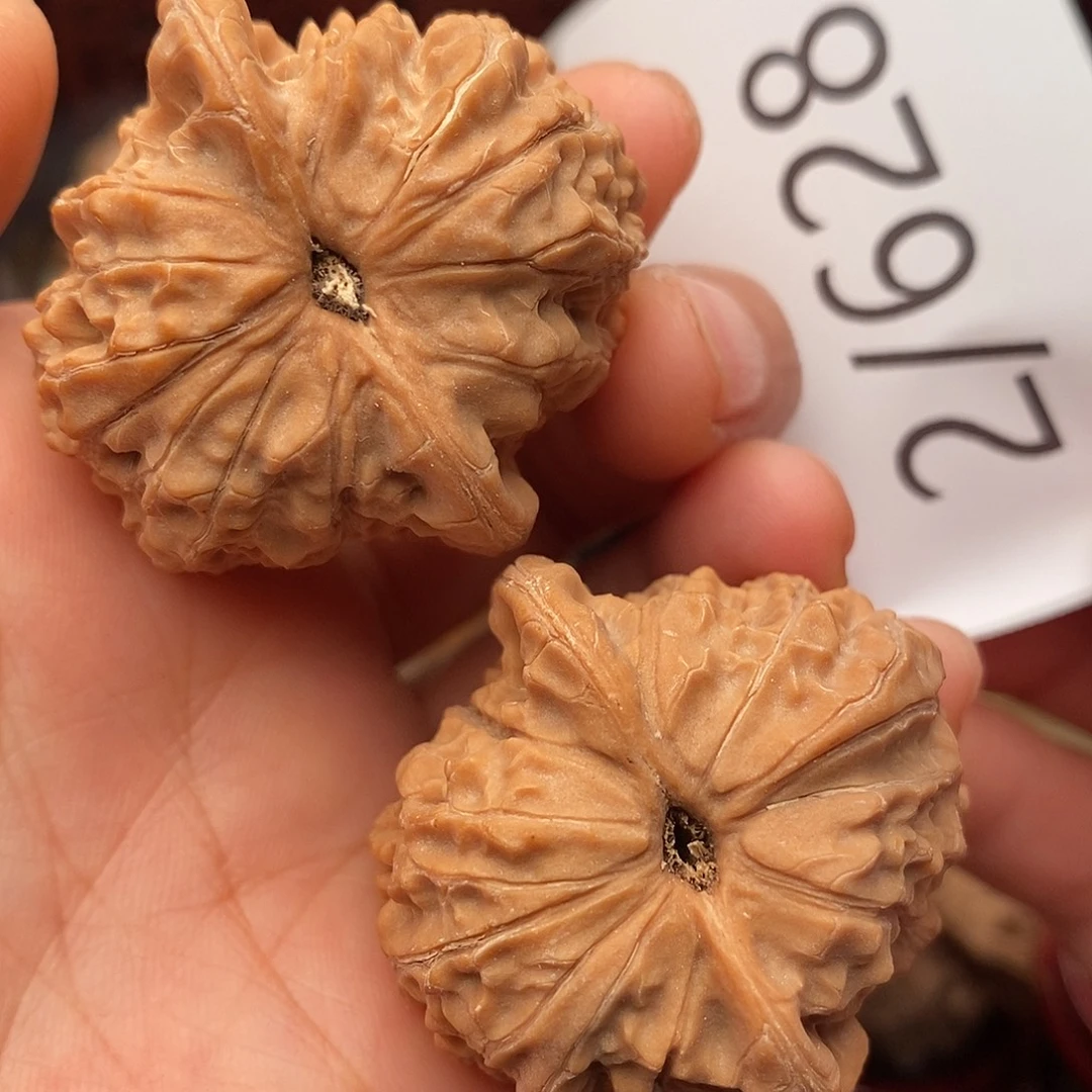 小***节把件文玩核桃38血麒麟