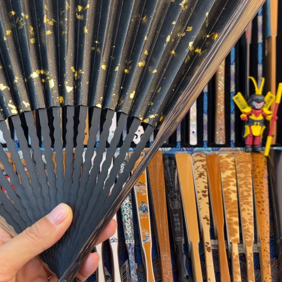 扇子折扇福利半棕