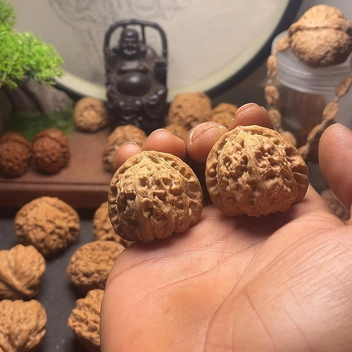 吊坠文玩核桃38白狮子