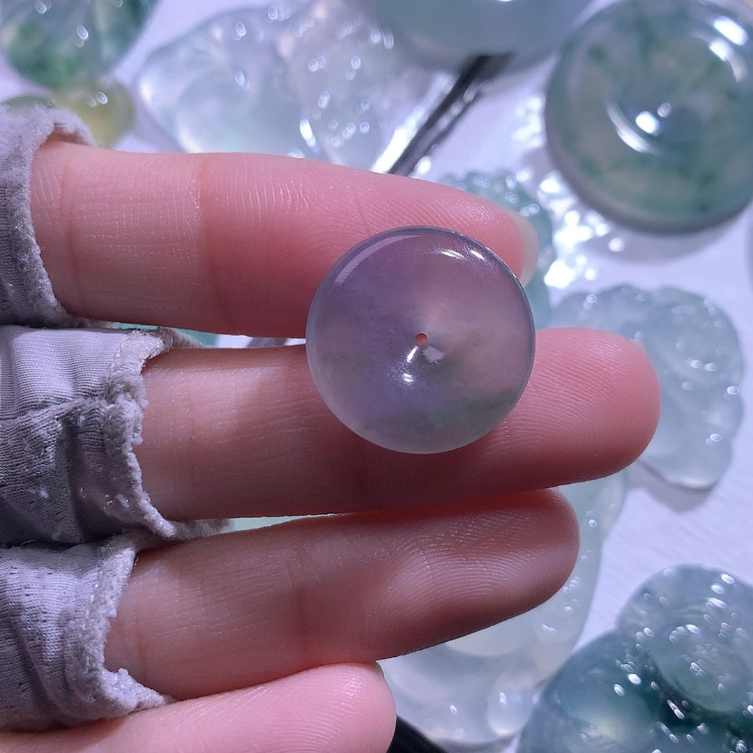 颈饰未镶嵌翡翠扣