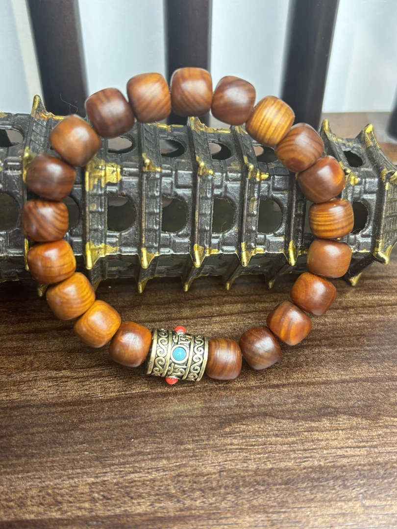 【极客小店】yb棕色单圈手串