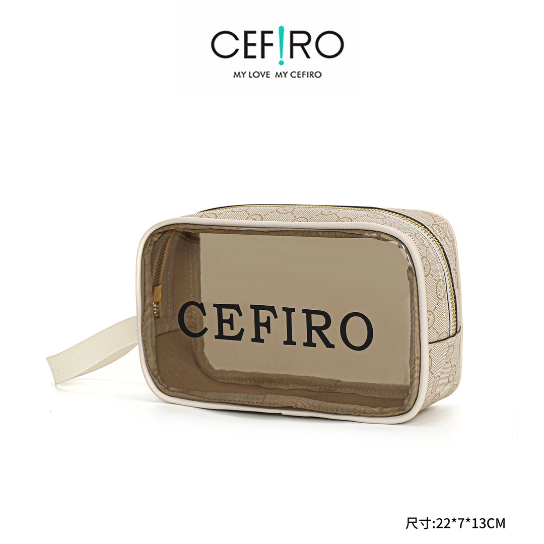 【CEFIRO · 塞飞洛】 新品上新！新款化妆包 WGG-1WC762 杏色