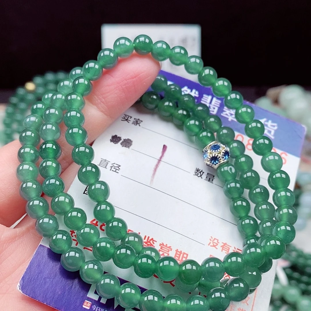 翡翠未镶嵌毛衣链