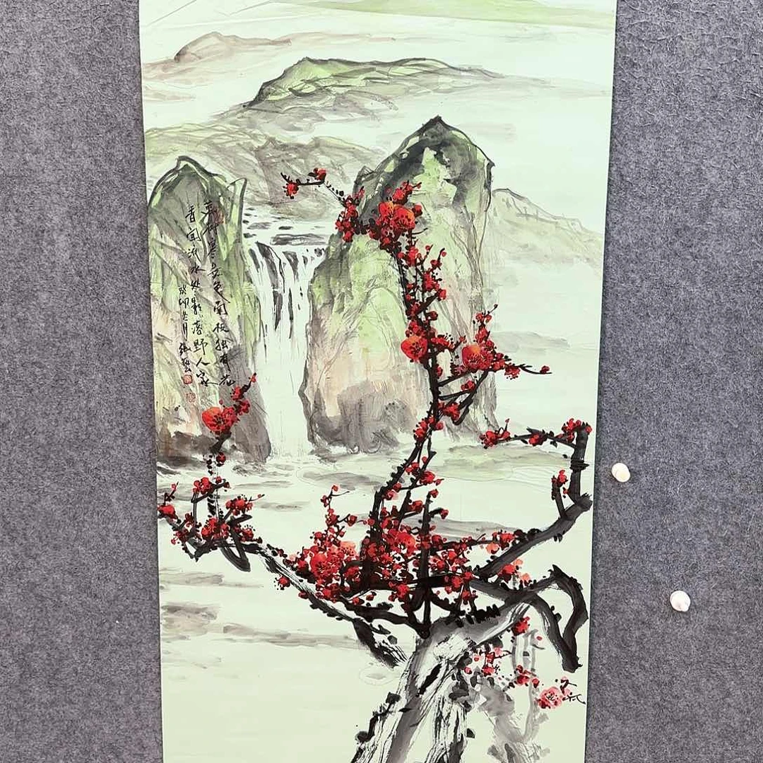 国画大写意地展现出来是