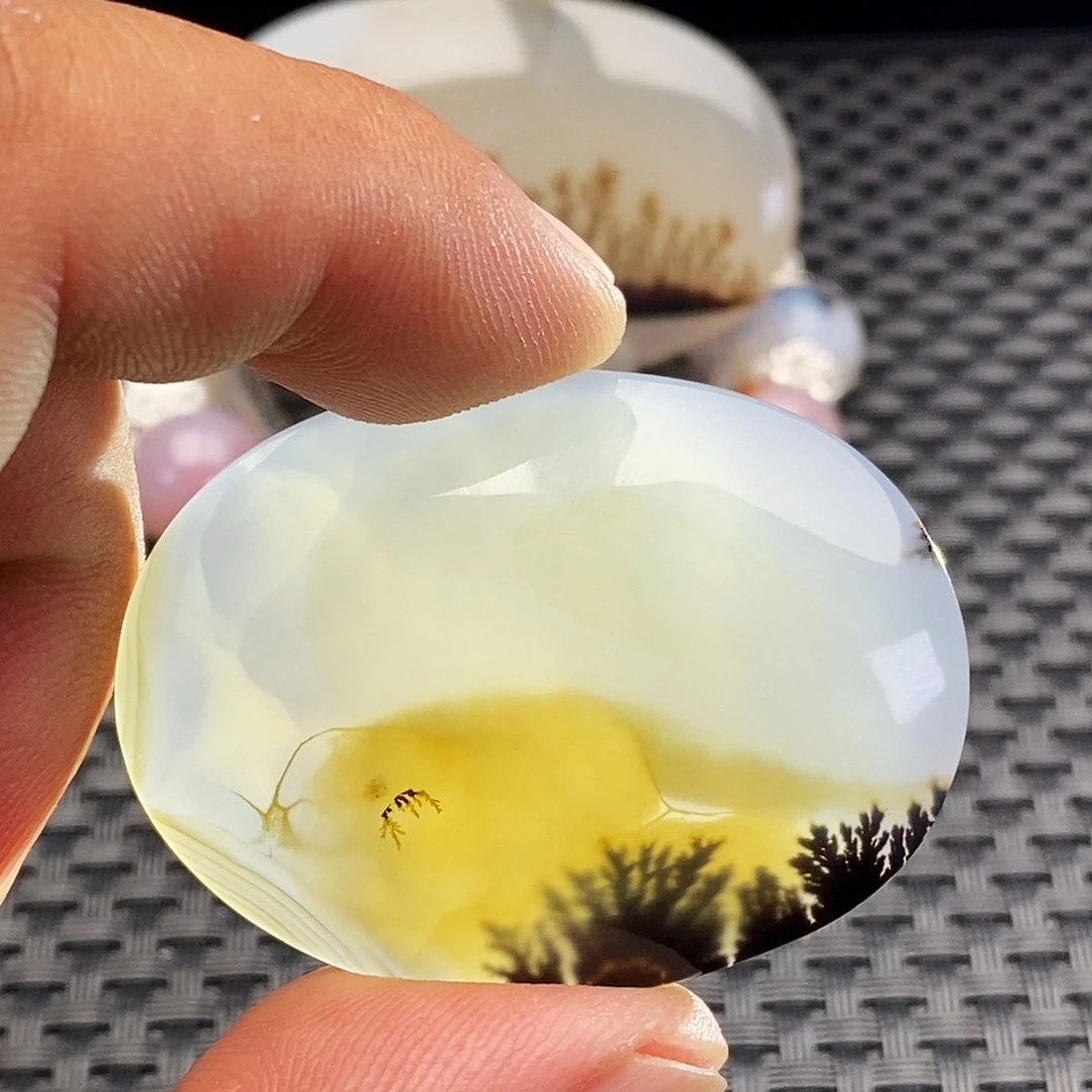 海***洋玛瑙/玉髓未镶嵌吊坠(不含链)