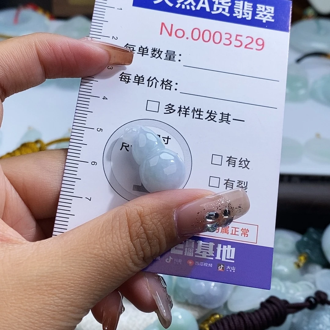 翡翠未镶嵌颈饰3529