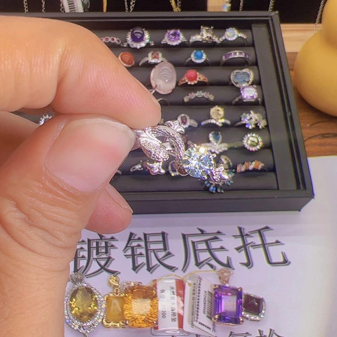 水晶珠宝半成品未镶嵌