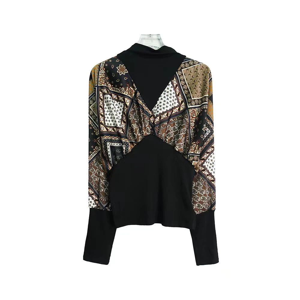 X6537【上新】高级感气质轻奢韩系设计款小众长袖气质显瘦上衣3Q