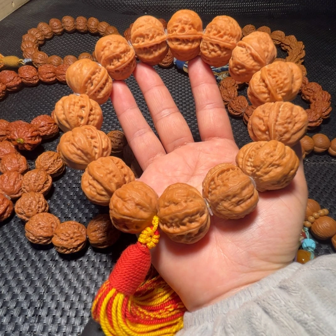 飞***塑吊坠文玩核桃大粗筋磨盘25➕