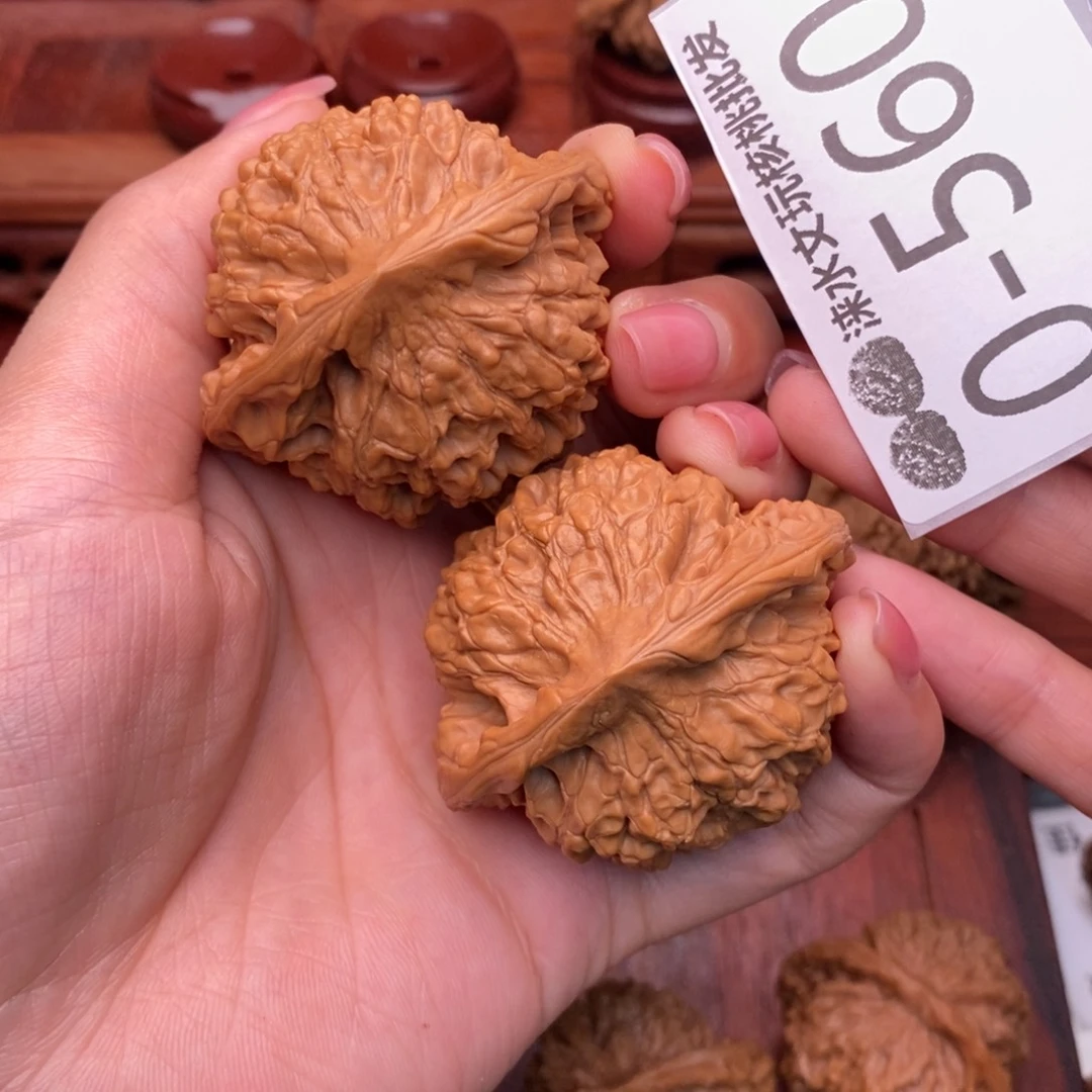 文玩核桃把件50官帽