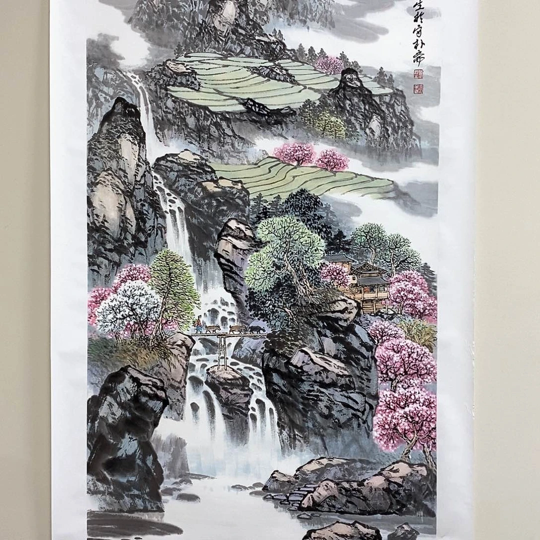 国画刘路生四尺精品佳作