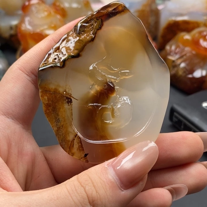 玛瑙/玉髓未镶嵌颈饰