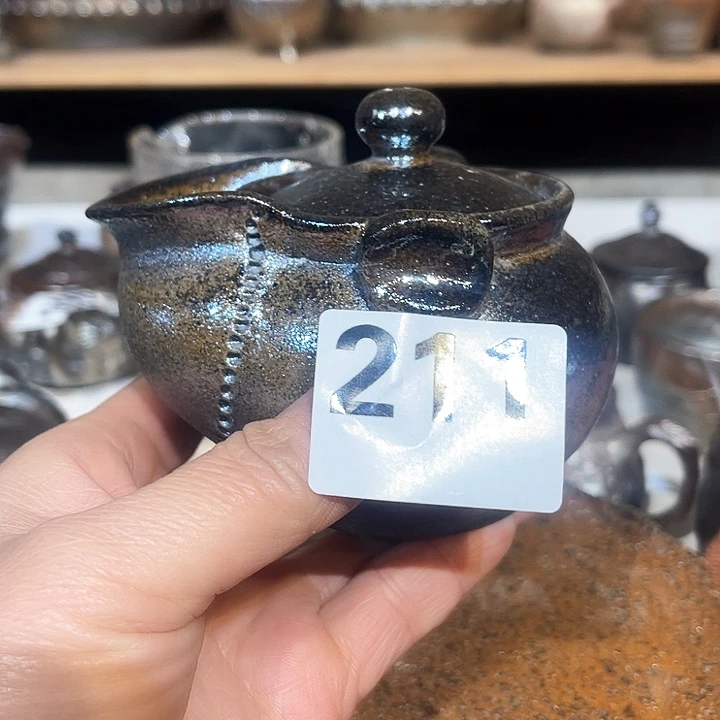 壶高温柴烧陶泥宝瓶