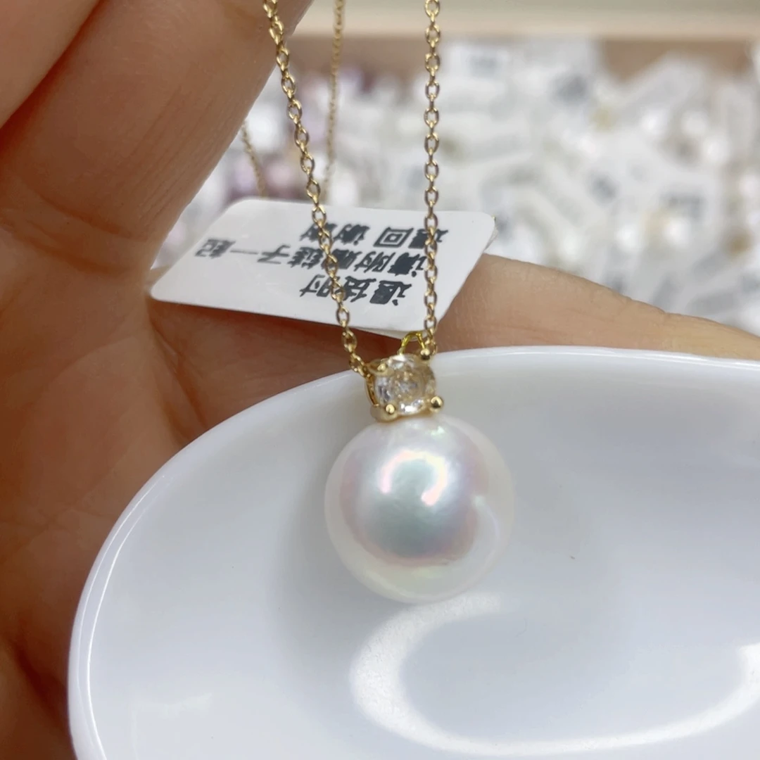 淡水珍珠未镶嵌吊坠(赠链)