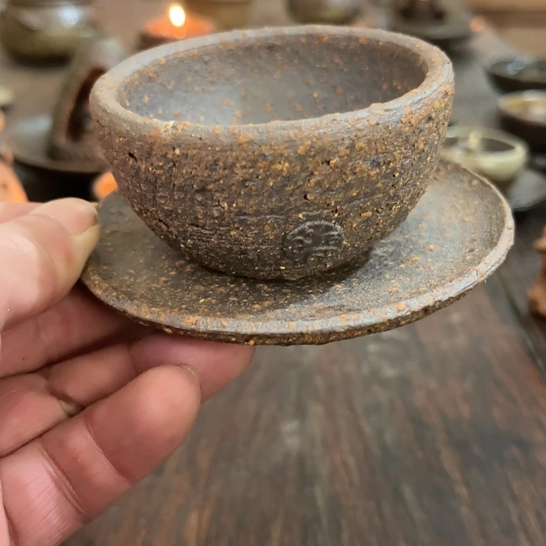 【闪购商品】杯众*圆小福泥陶艺茶几风