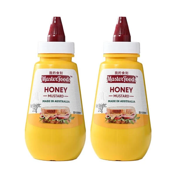 MasterFoods 澳大利亚 芥末蜂蜜酱(复合调味料) 275g*2