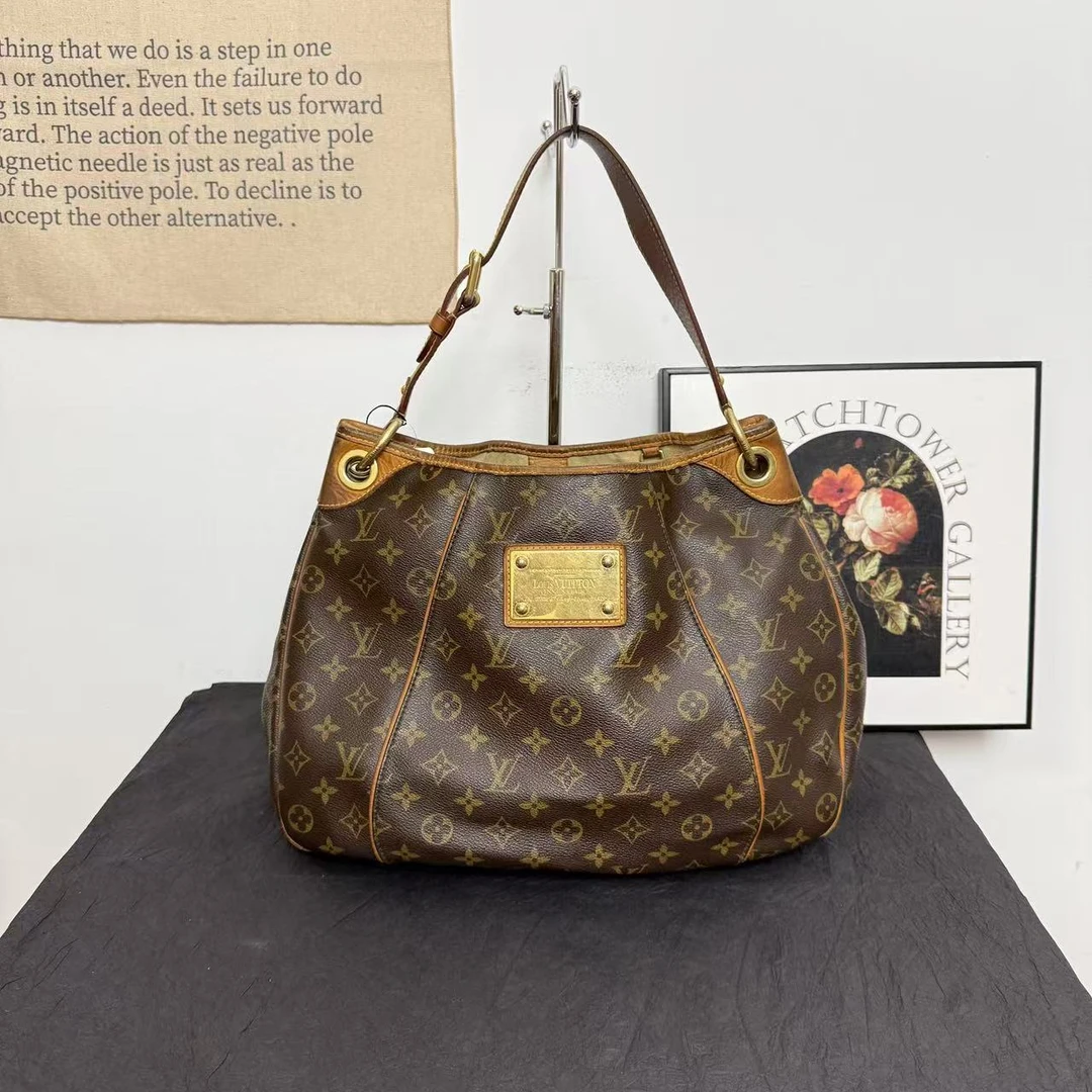 95新 LouisVuitton/路易威登 lv金牌南瓜包/单肩包/腋下包/托特包