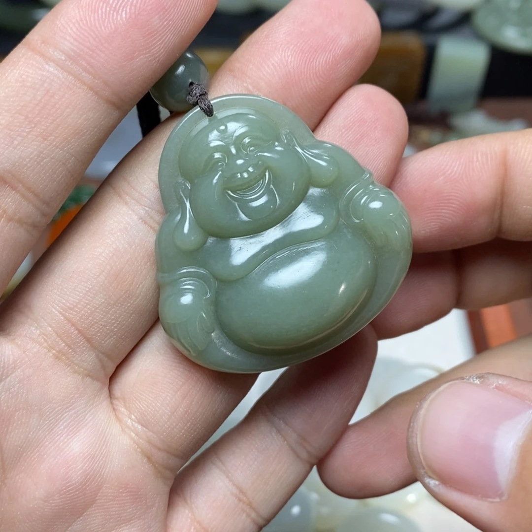 和田玉吊坠(不含链)未镶嵌