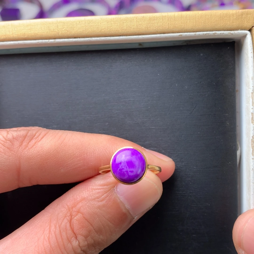 苏纪石（舒俱来）18K金镶嵌戒指