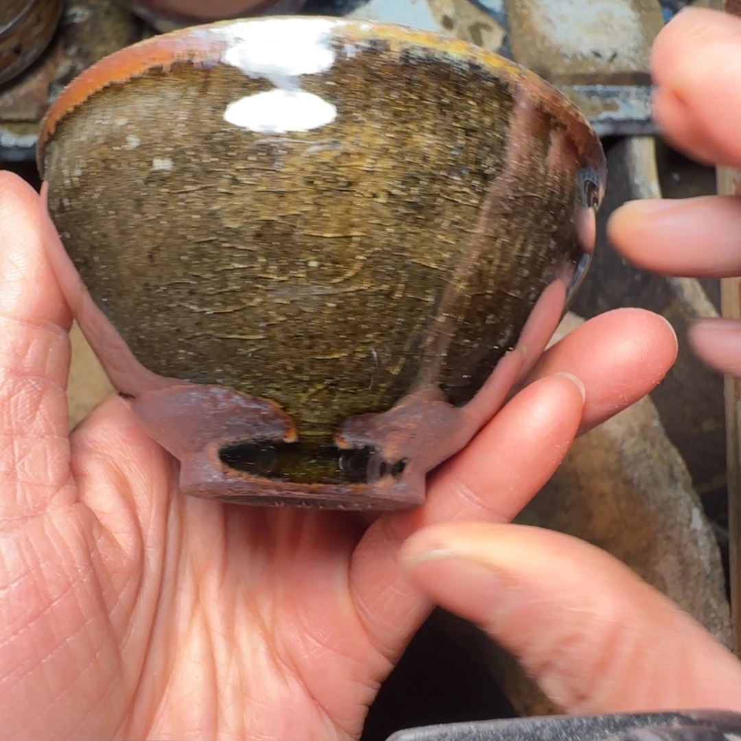 柴烧建盏茶盏茶杯11