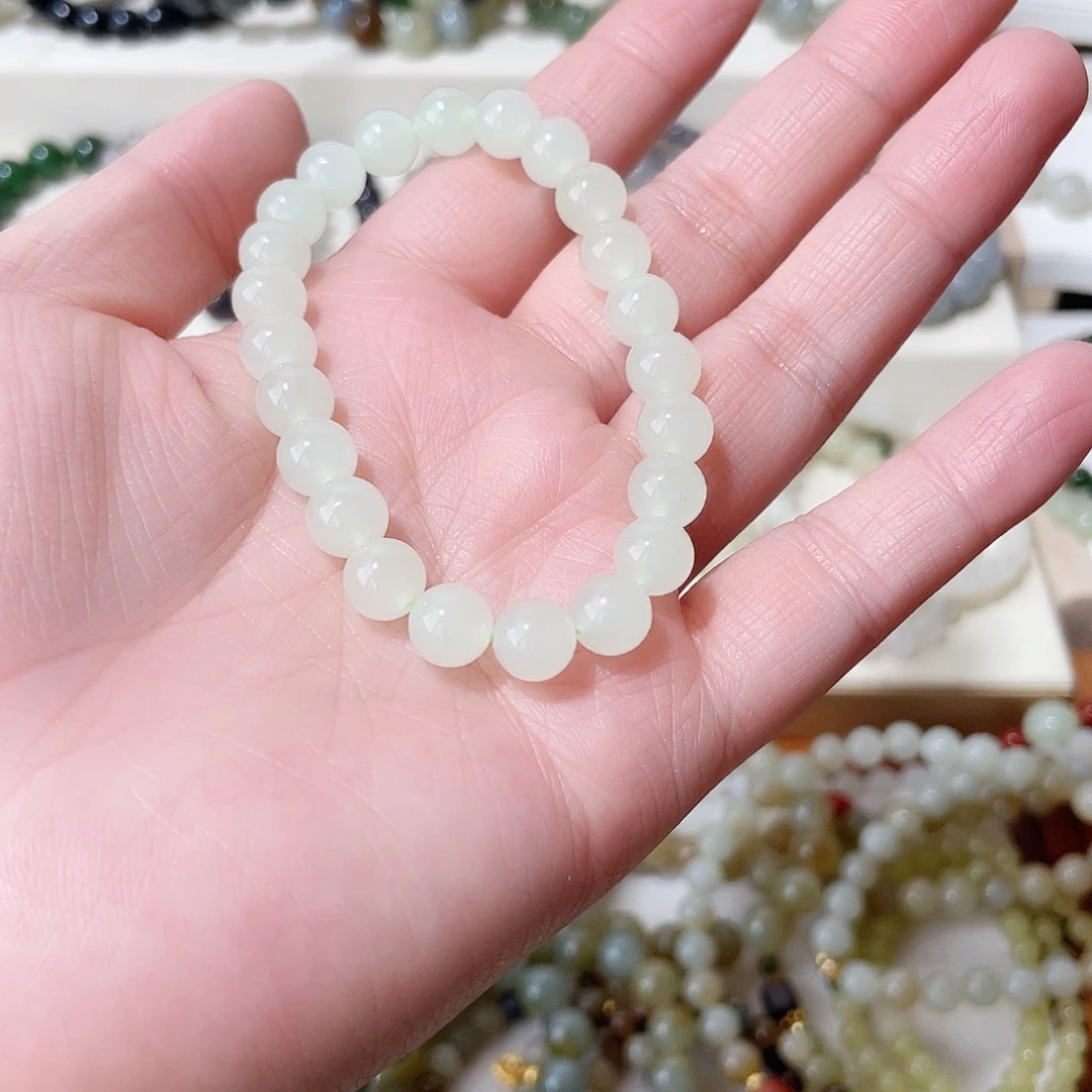 和田玉手串未镶嵌