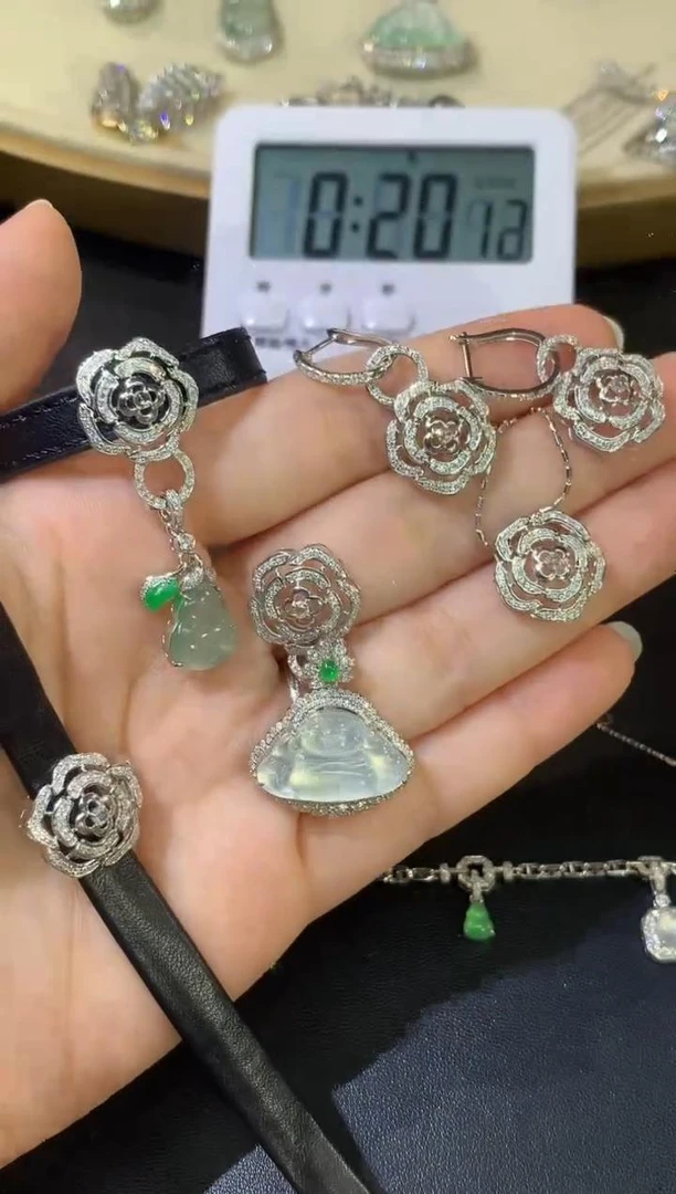 【重金大山茶】钻石百搭扣（不含吊坠）-多样性发其一18k金|BZS5