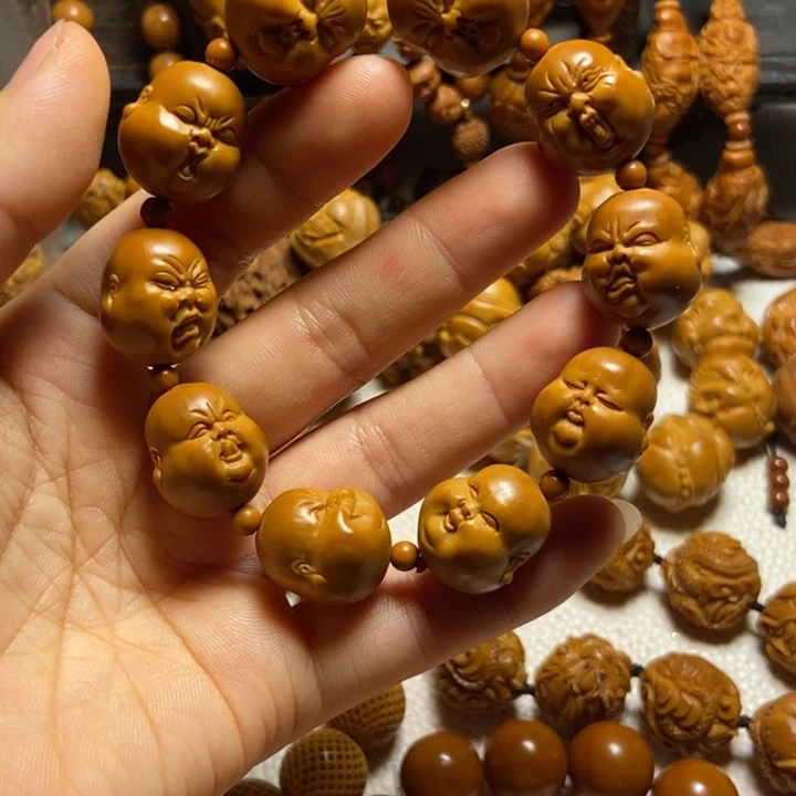 【闪购商品】橄榄核手串/手链披****治人生百态