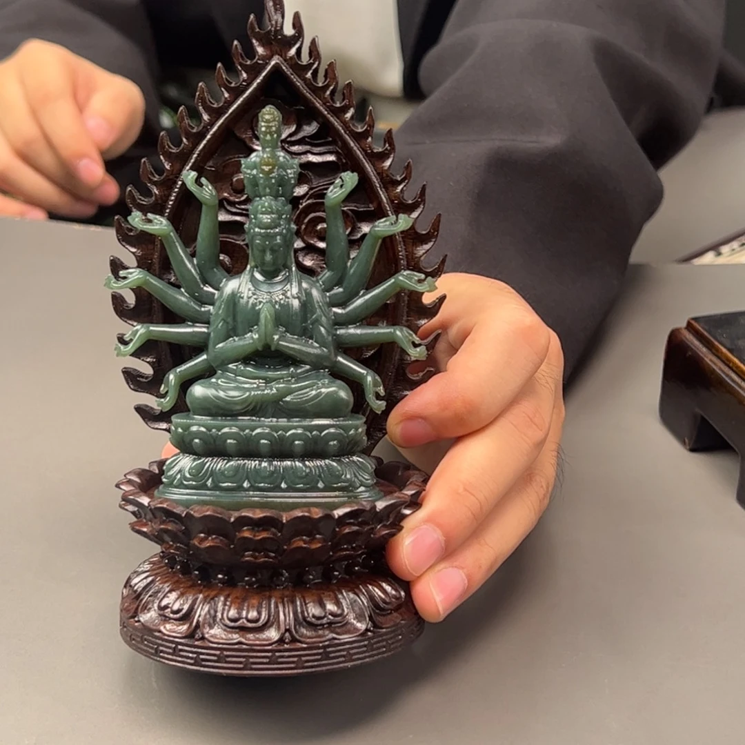 和田玉未镶嵌摆件