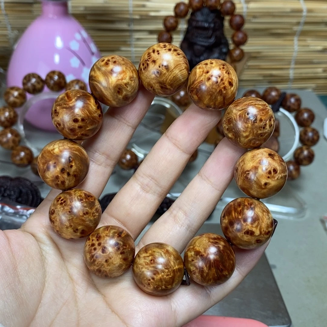 ᝰ***然柏木（崖柏）手串/手链