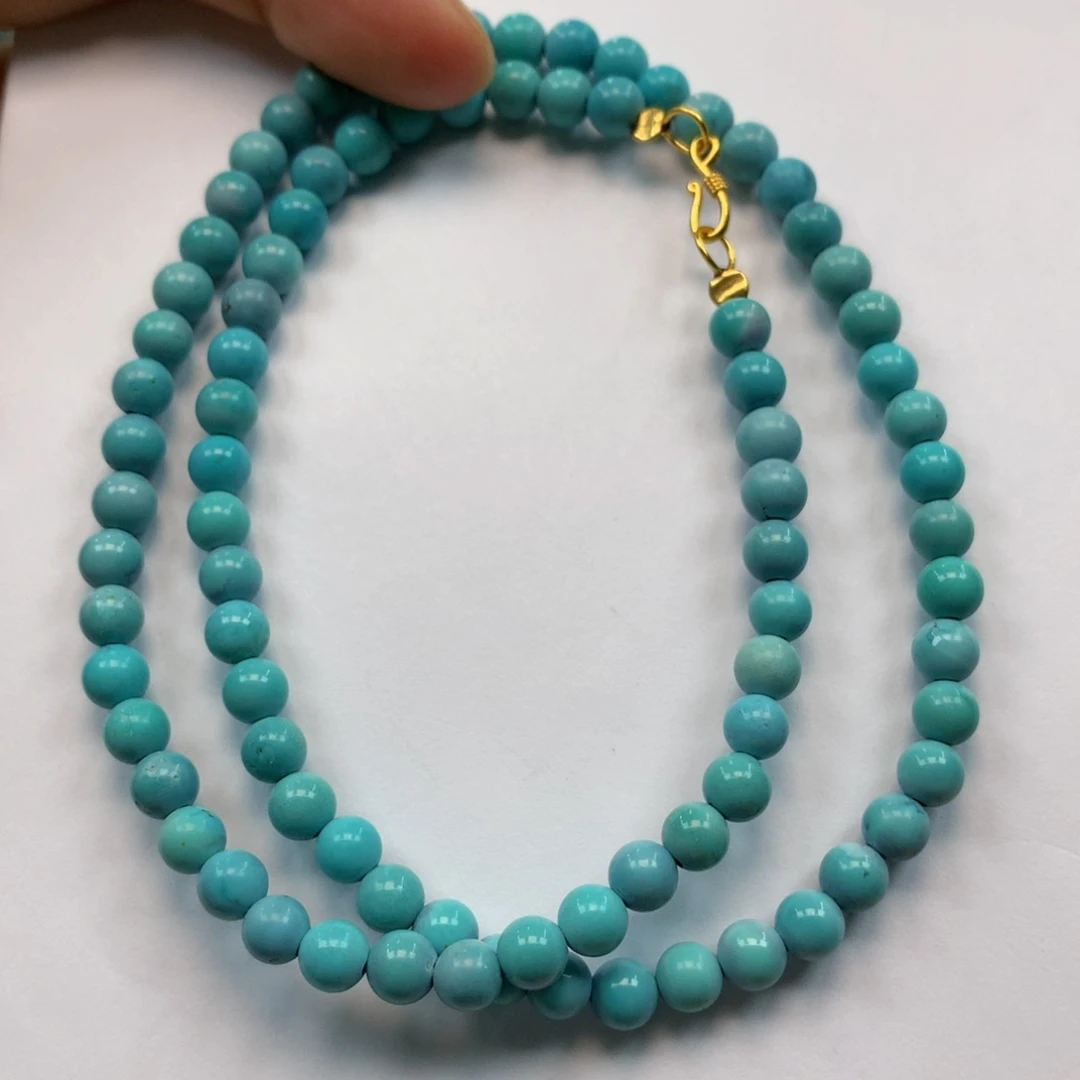 绿松石未镶嵌锁骨链