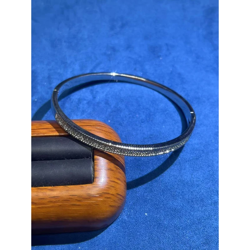 a1562白色满镶双排手镯多样性发货