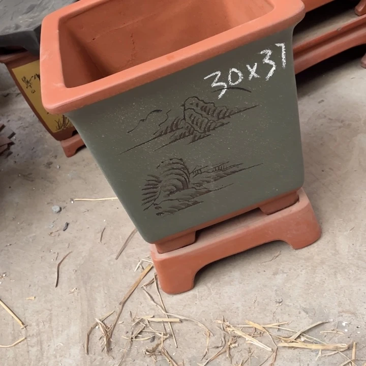 紫砂花盆紫砂花盆