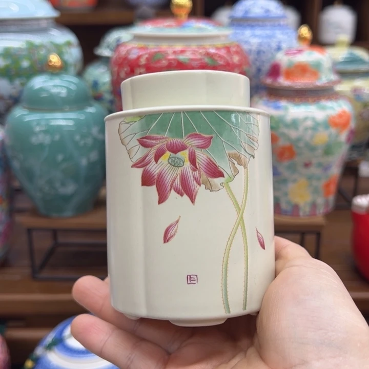 瓷片茶叶罐茶叶罐